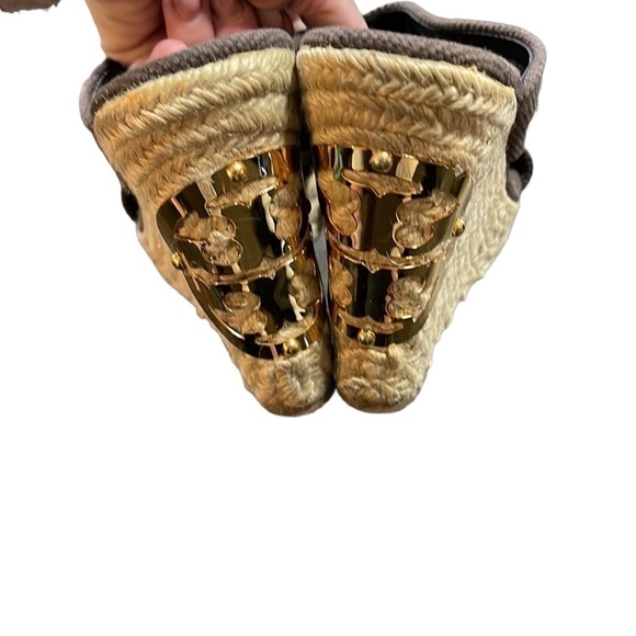 Tory Burch Kristen Espadrille Wedges 8 - Picture 10 of 11